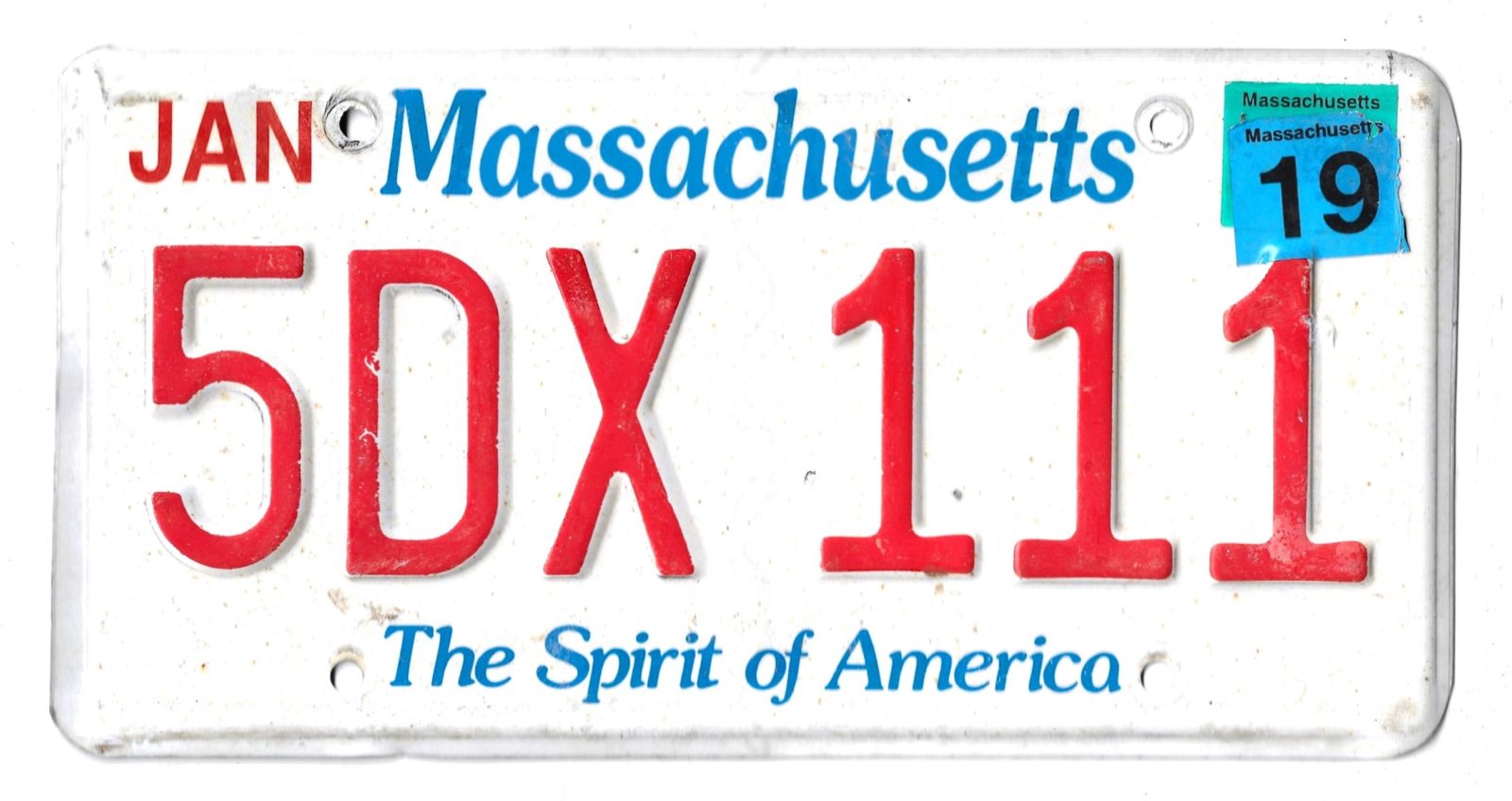 2019 MASSACHUSETTS 5DX111