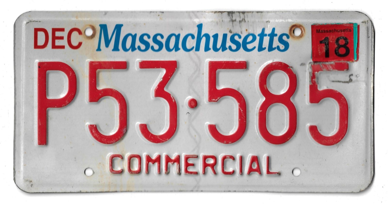 2018 MASSACHUSETTS P53585