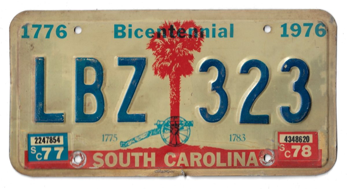 1976 SOUTH CAROLINA LBZ323