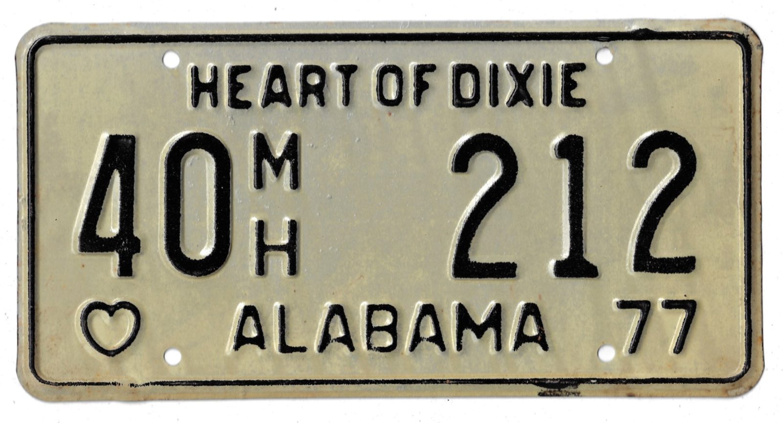 1977 ALABAMA 40MH212