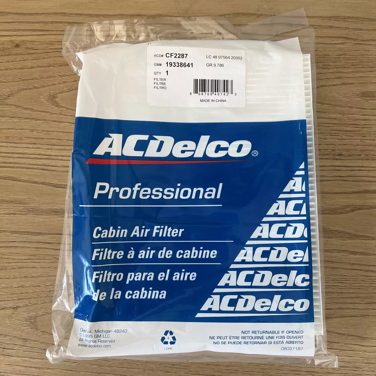 ACDelco CF2287