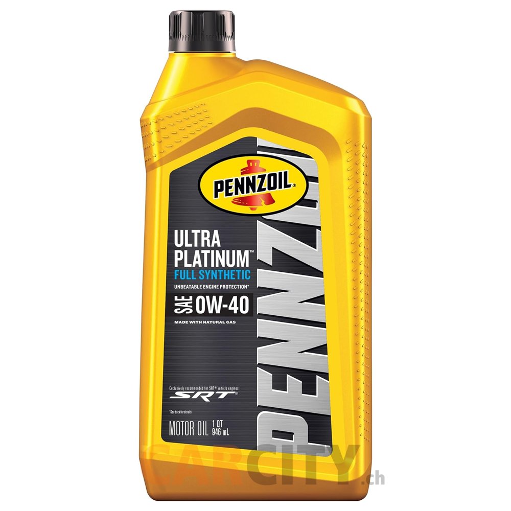 Pennzoil SRT Ultra Platinum Oil 0W40 1Quart ( 0.946l )