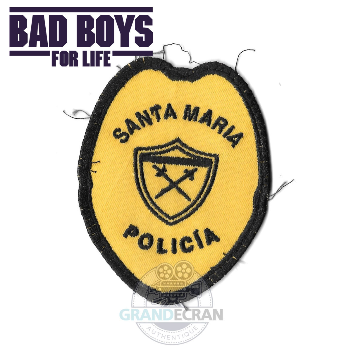 BAD BOYS FOR LIFE Police Patches Original Movie Prop