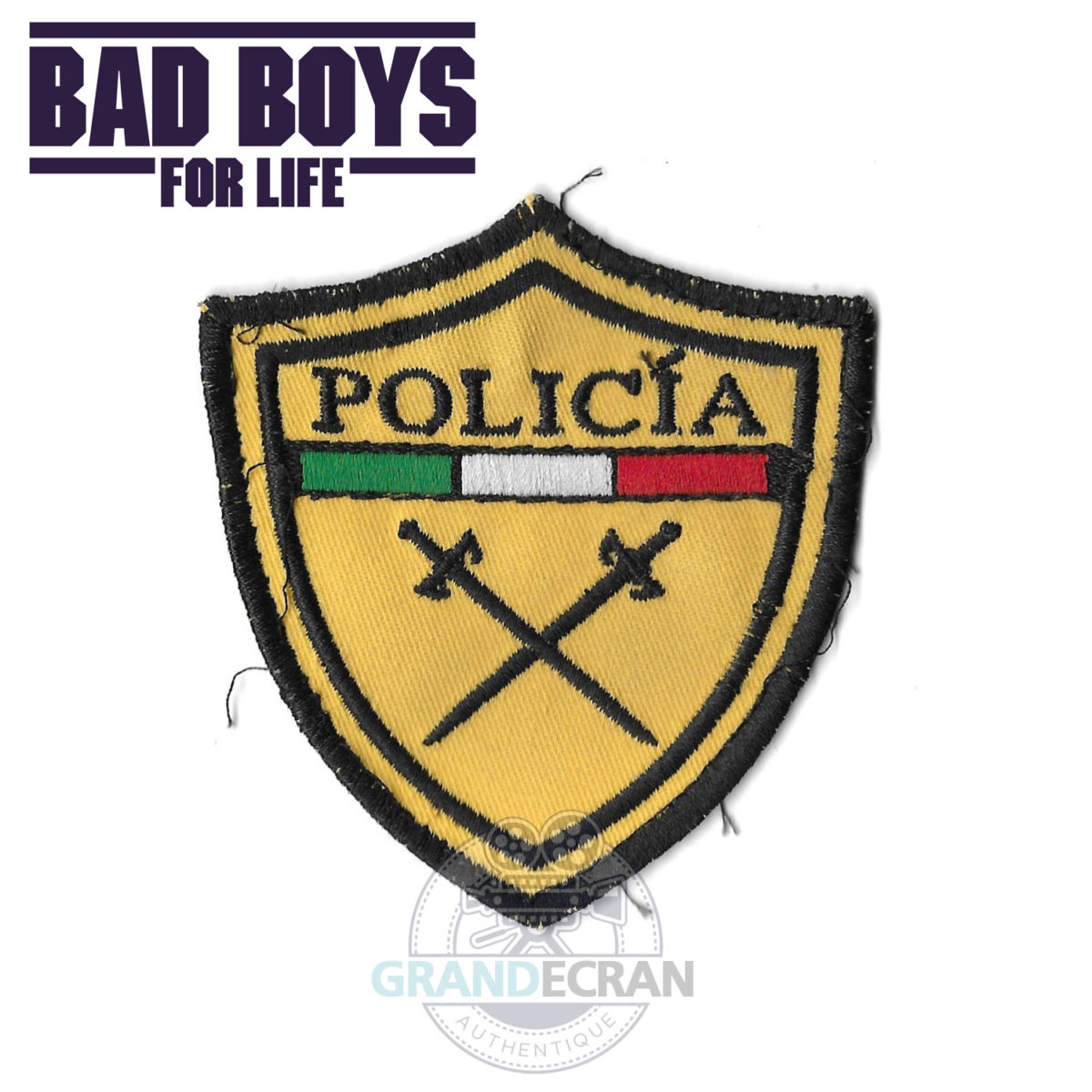 BAD BOYS FOR LIFE Police Patches Original Movie Prop