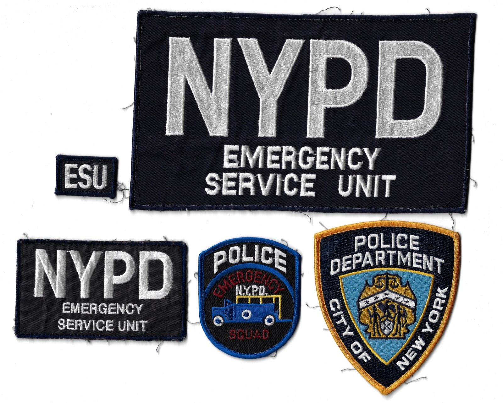 21 BRIDGES Chadwick Boseman NYPD 5X patches accessoire de film original – Image 4