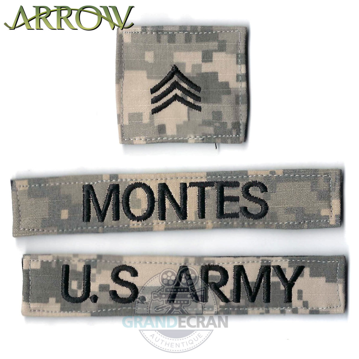 ARROW MONTES US Army Patches Original Series Prop