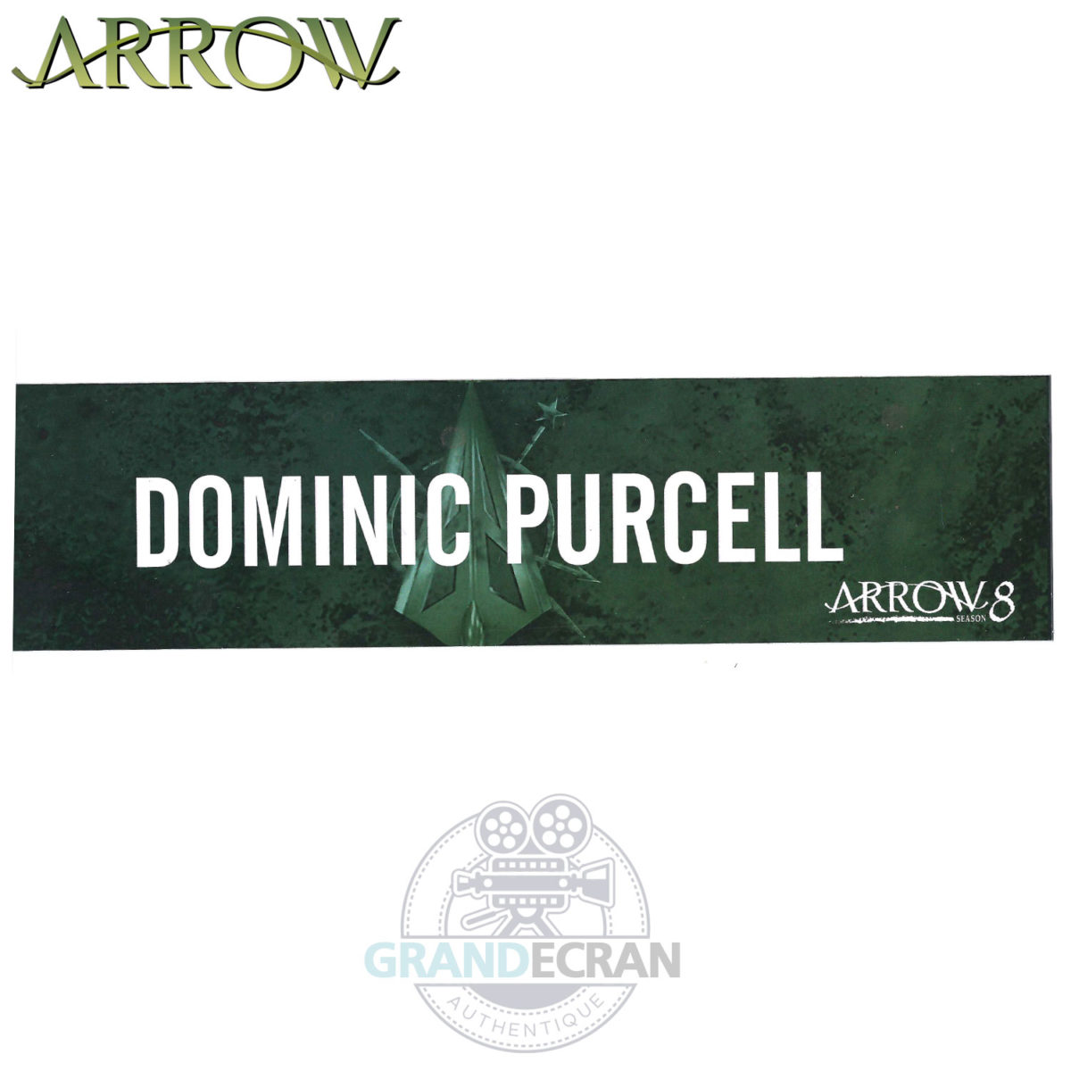ARROW S8 Dominic Purcell Chair Back Insert ( Production Use )