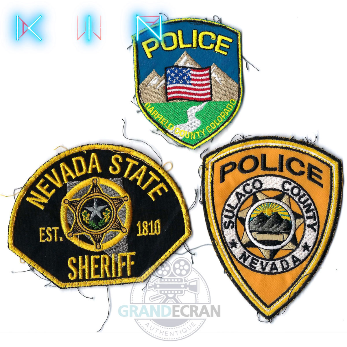 KIN Scifi Movie Sulaco Three Police Patch accessoire original