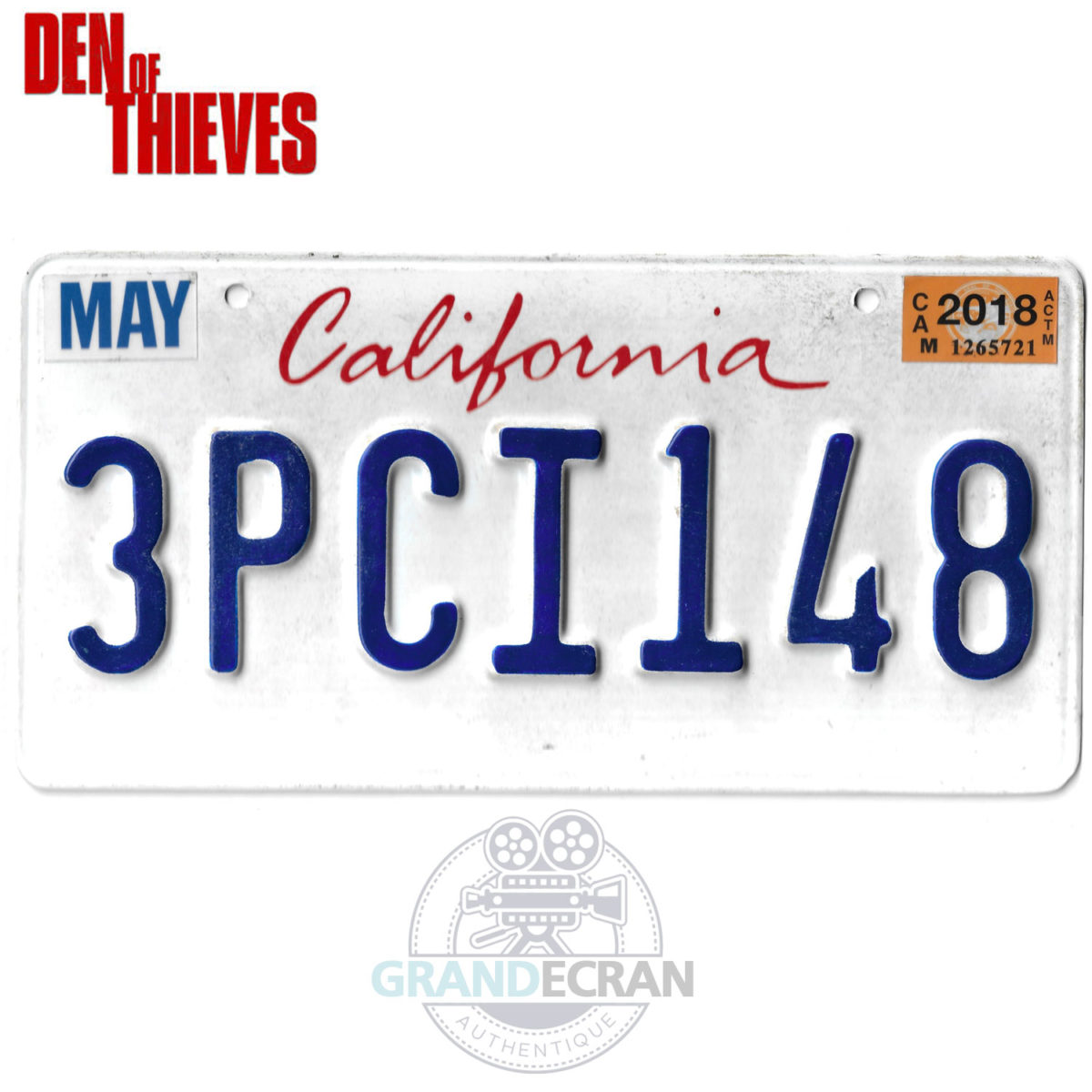 DEN OF THIEVES Debbie Lincoln MKZ R License Plate Movie Prop