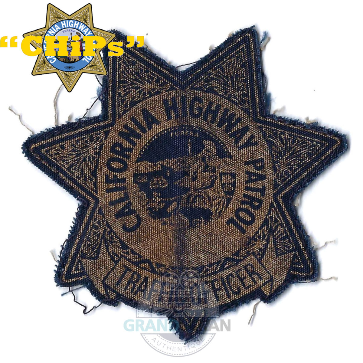 CHiPs Traffic Officer Patch S5E13 S06E22 Original Prop