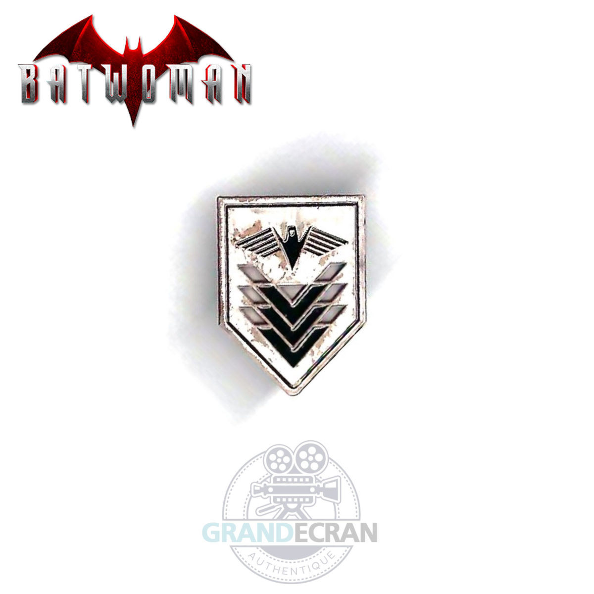 BATWOMAN Crows Security Pin Original TV Props