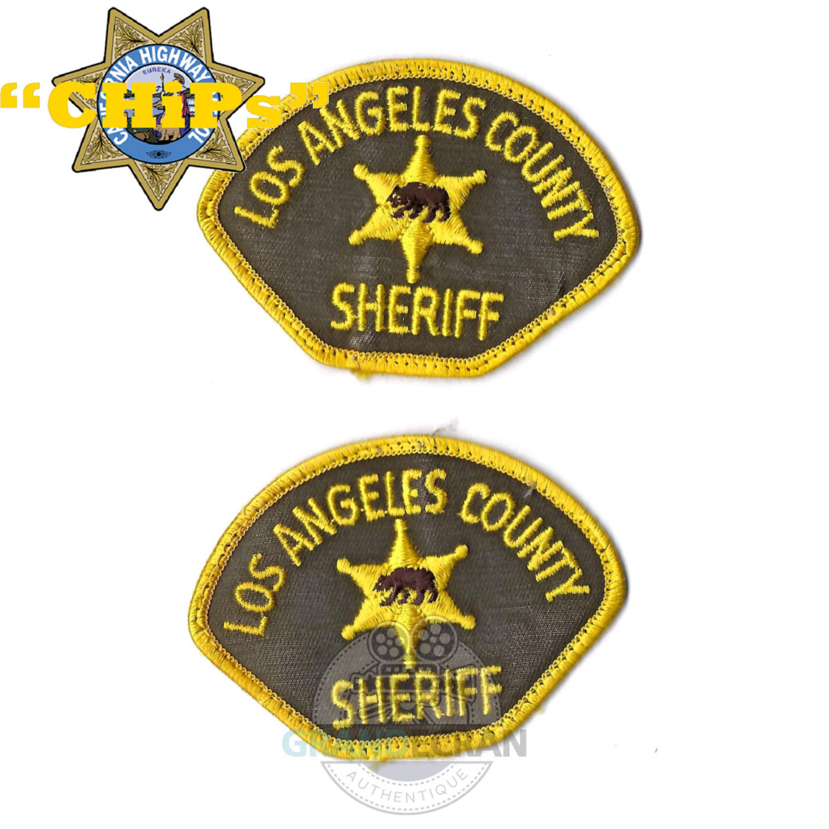 CHiPs Patch Set Sheriff S05E26 Original Props