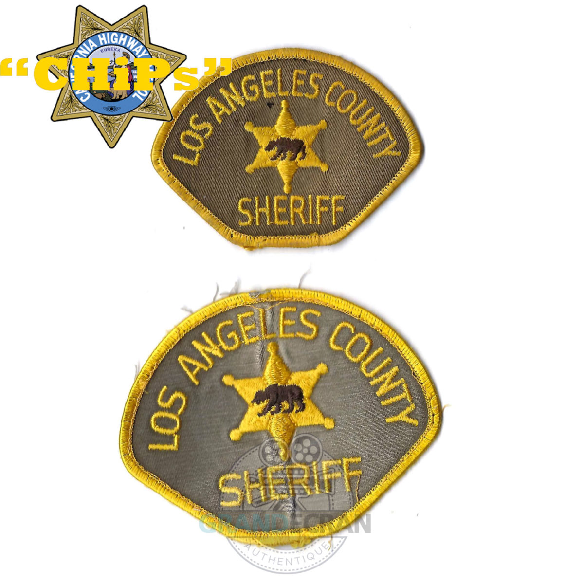 CHiPs Patch Set S05E26 Original Props