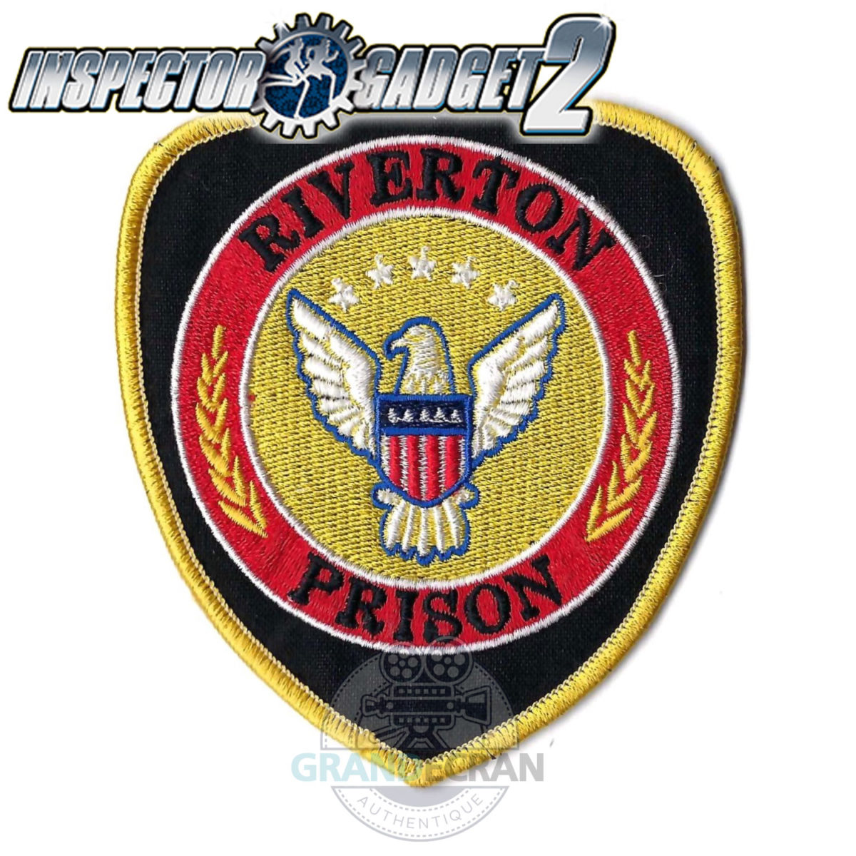 INSPECTOR GADGET 2 Riverton Prison Patch Screen Used Movie Prop