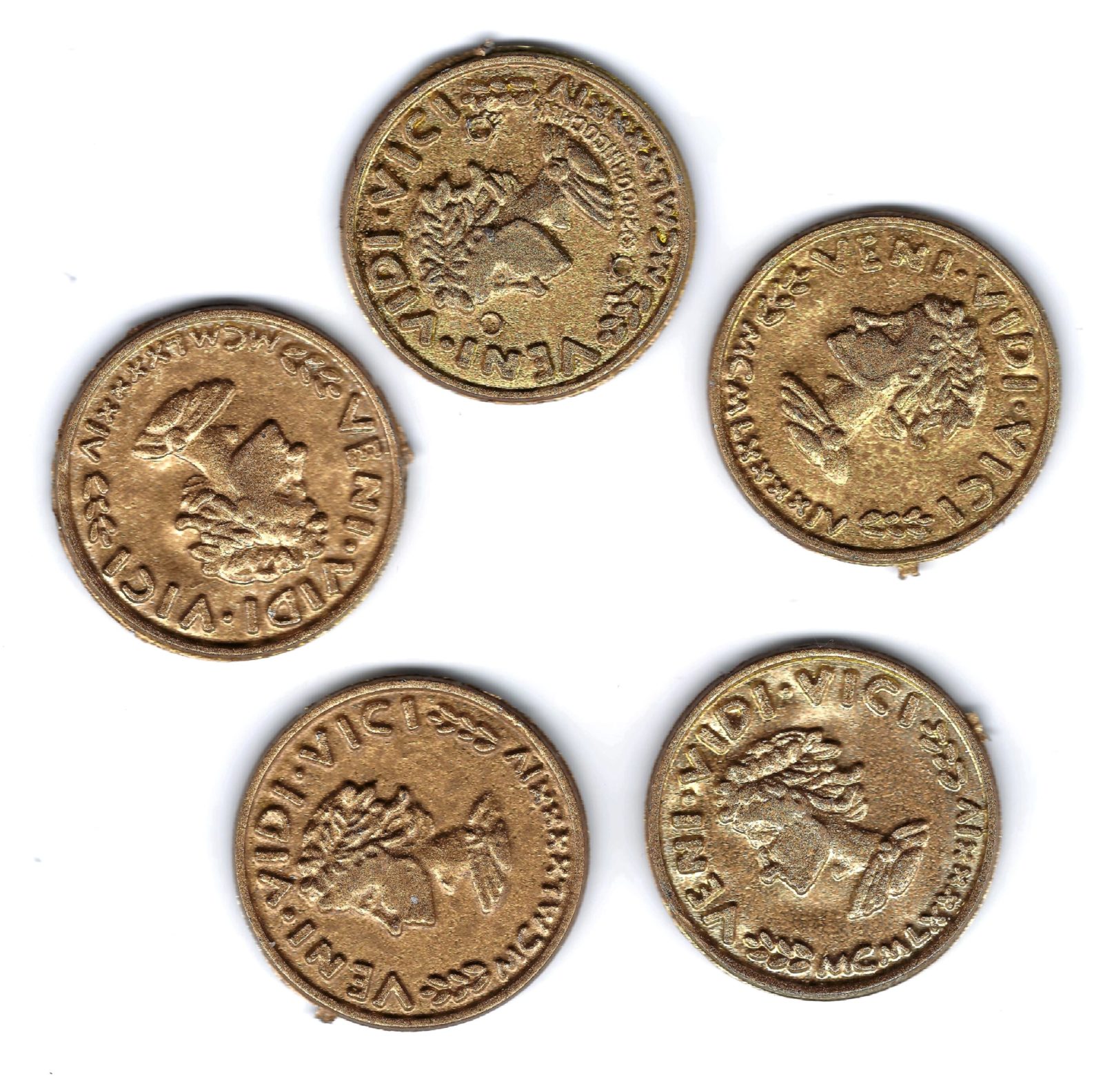 SPIDERMAN 2 Set of Five First National Bank Coins Original Movie Prop – Image 7