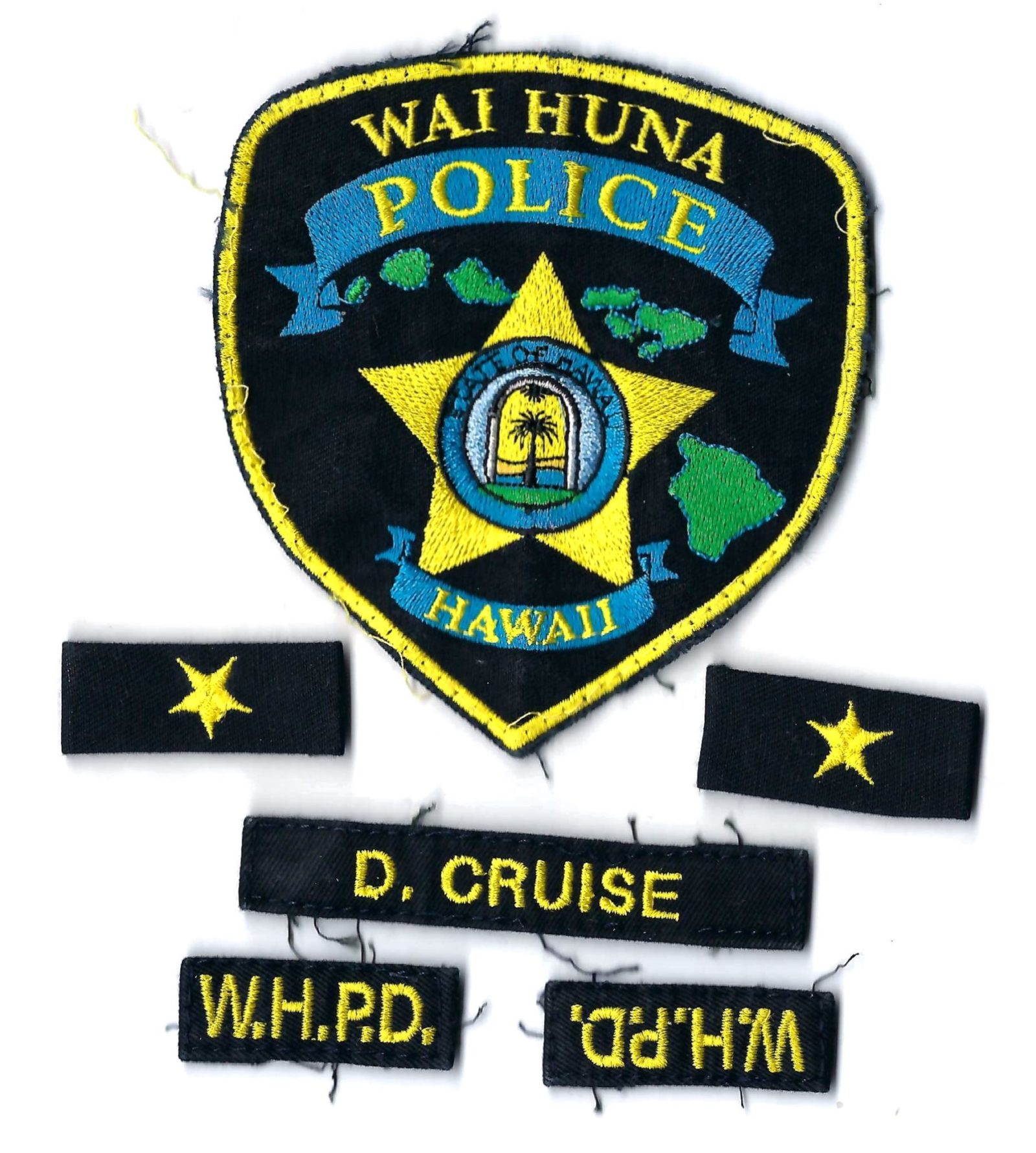 I KNOW WHAT YOU DID LAST SUMMER TV Series Hawaii Cruise Police Patch Prop – Image 3
