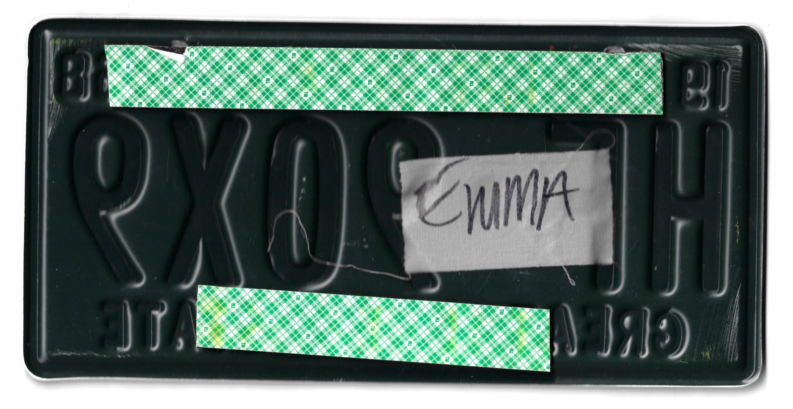 SPARKLE Emma's License Plate Original Movie Prop – Image 2