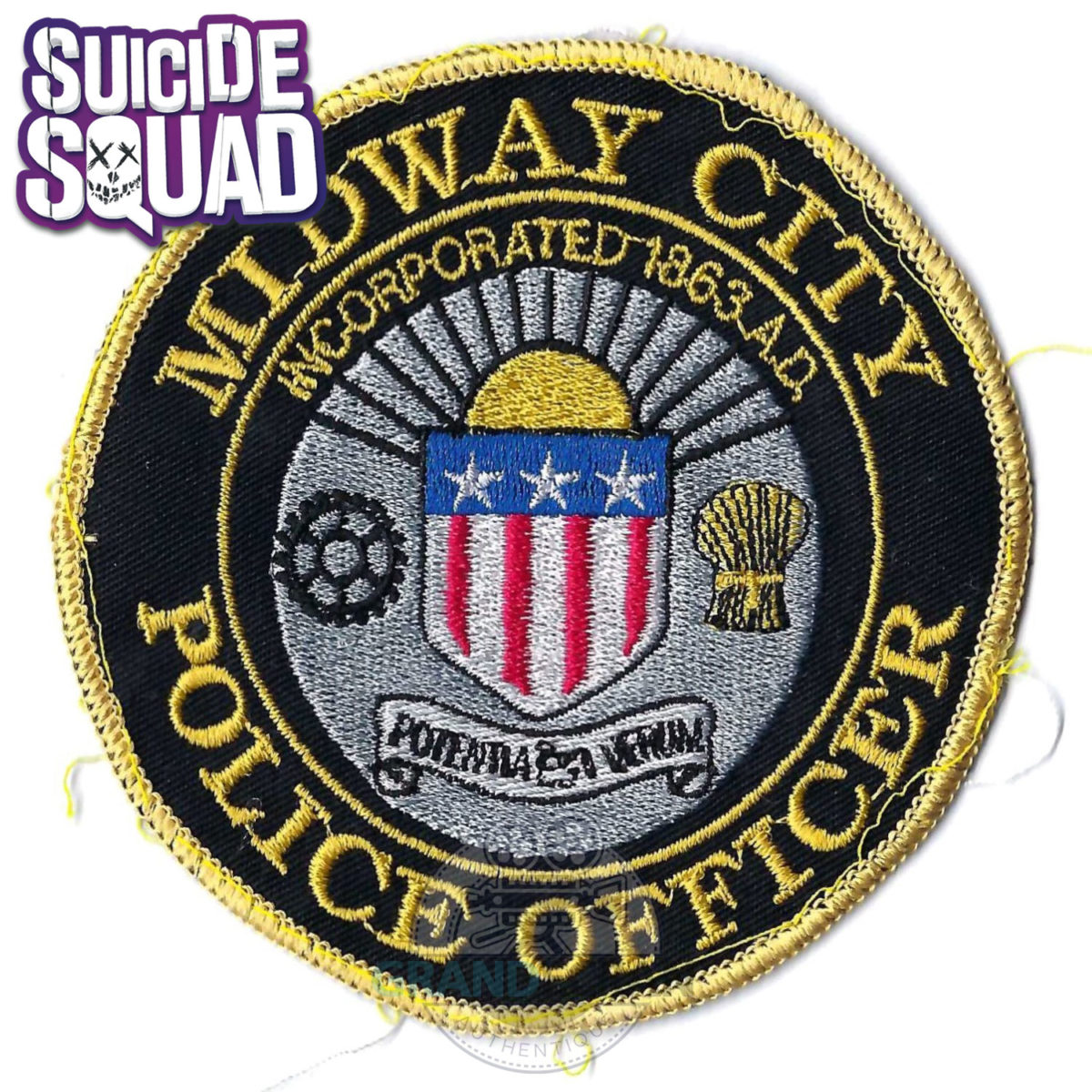 SUICIDE SQUAD Midway City Police Patch Original Prop