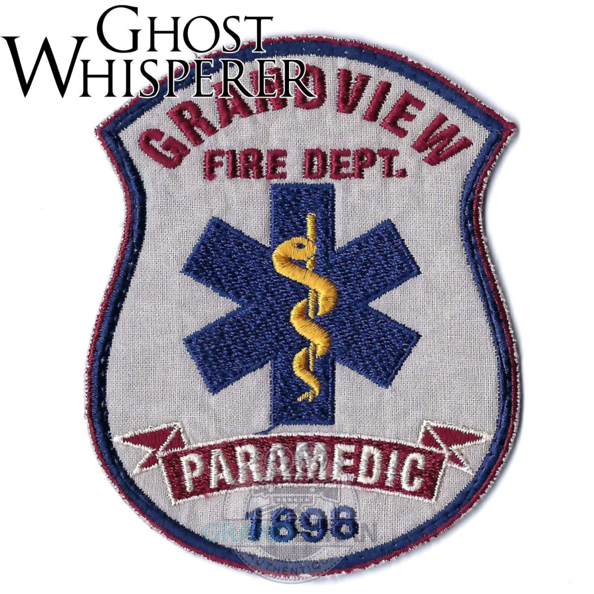 GHOST WHISPERER Original Prop Patch Grandview Paramedic