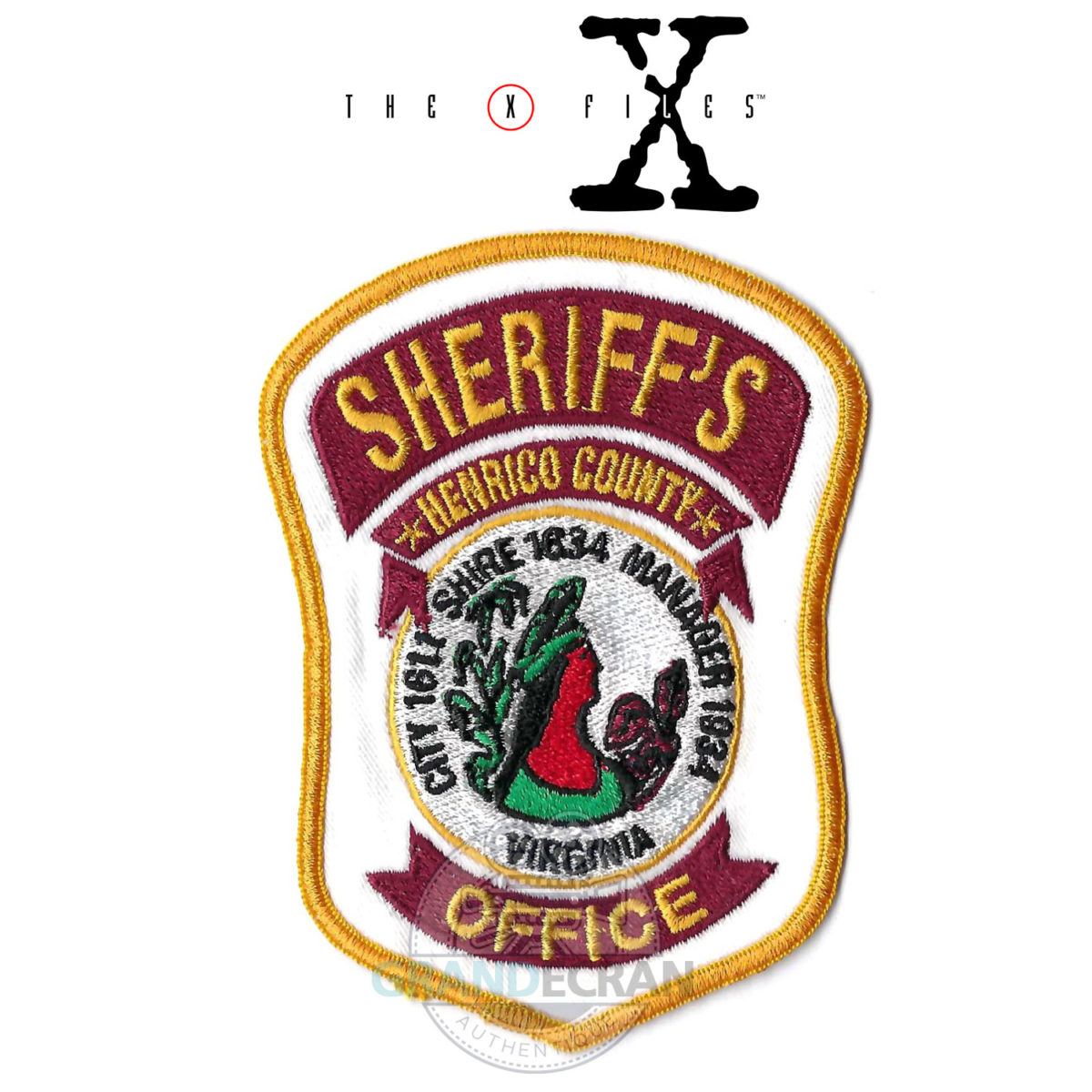 THE X-FILES Season 11 Police Patch A Original Prop