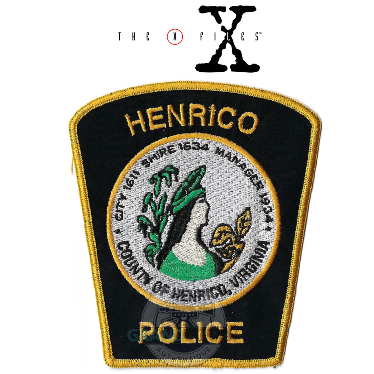 THE X-FILES Season 11 Police Patch C Original Prop