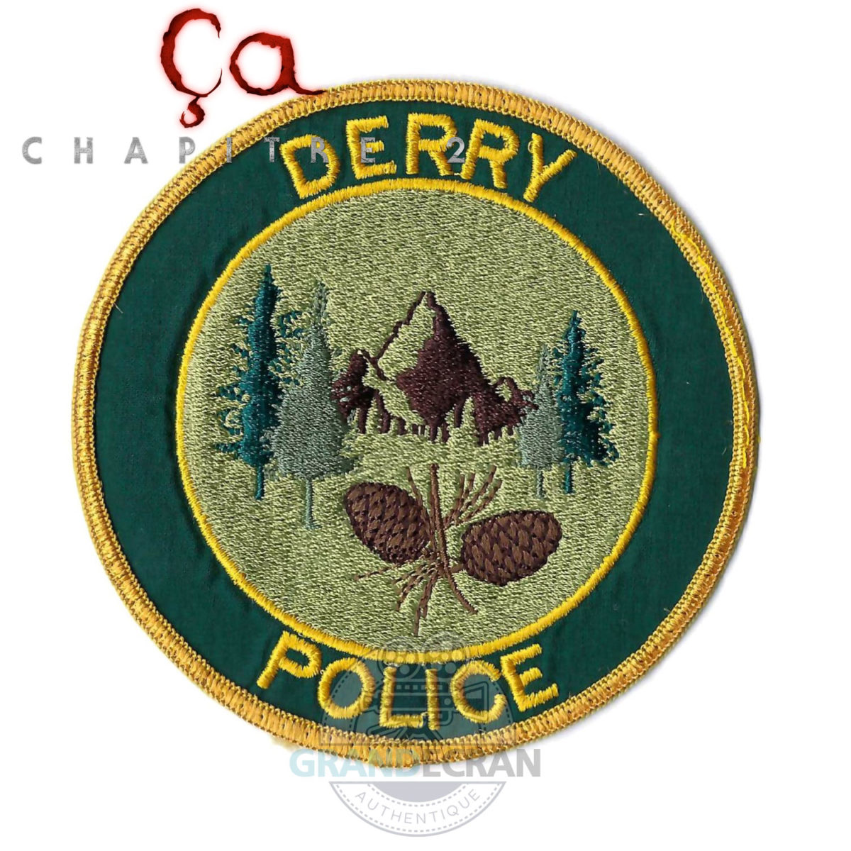 IT and IT CHAPTER 2 Derry Police Patch Original Movie Prop