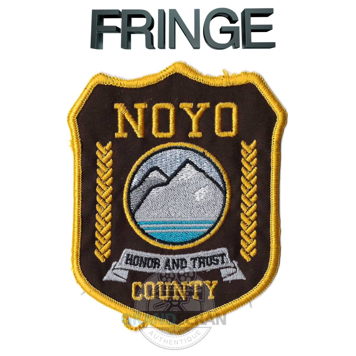 FRINGE Police Patch NOYO S02E21 Original TV Prop