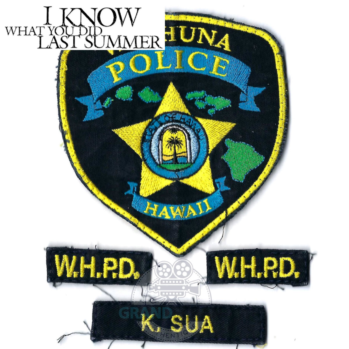 I KNOW WHAT YOU DID LAST SUMMER TV Series Hawaii SUA Police Patch Prop