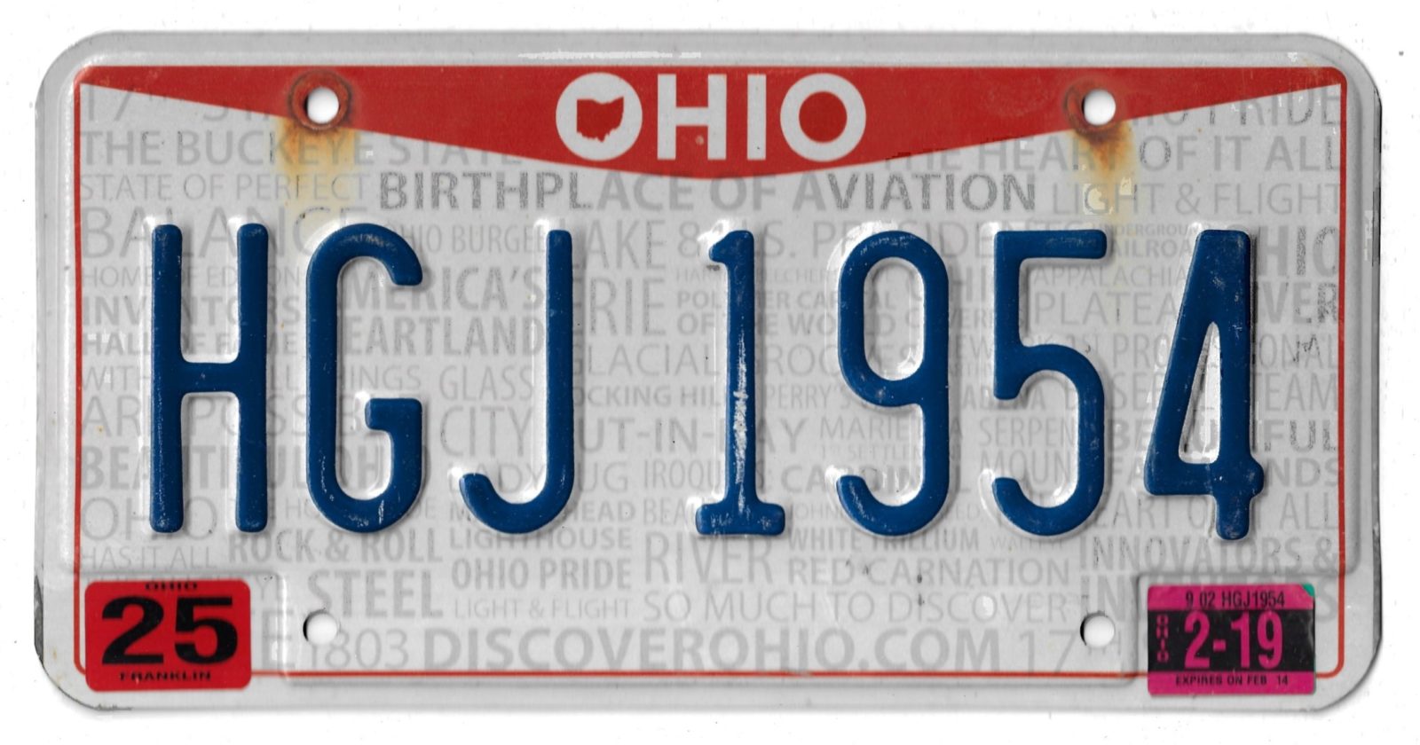 OHIO HGJ 1954