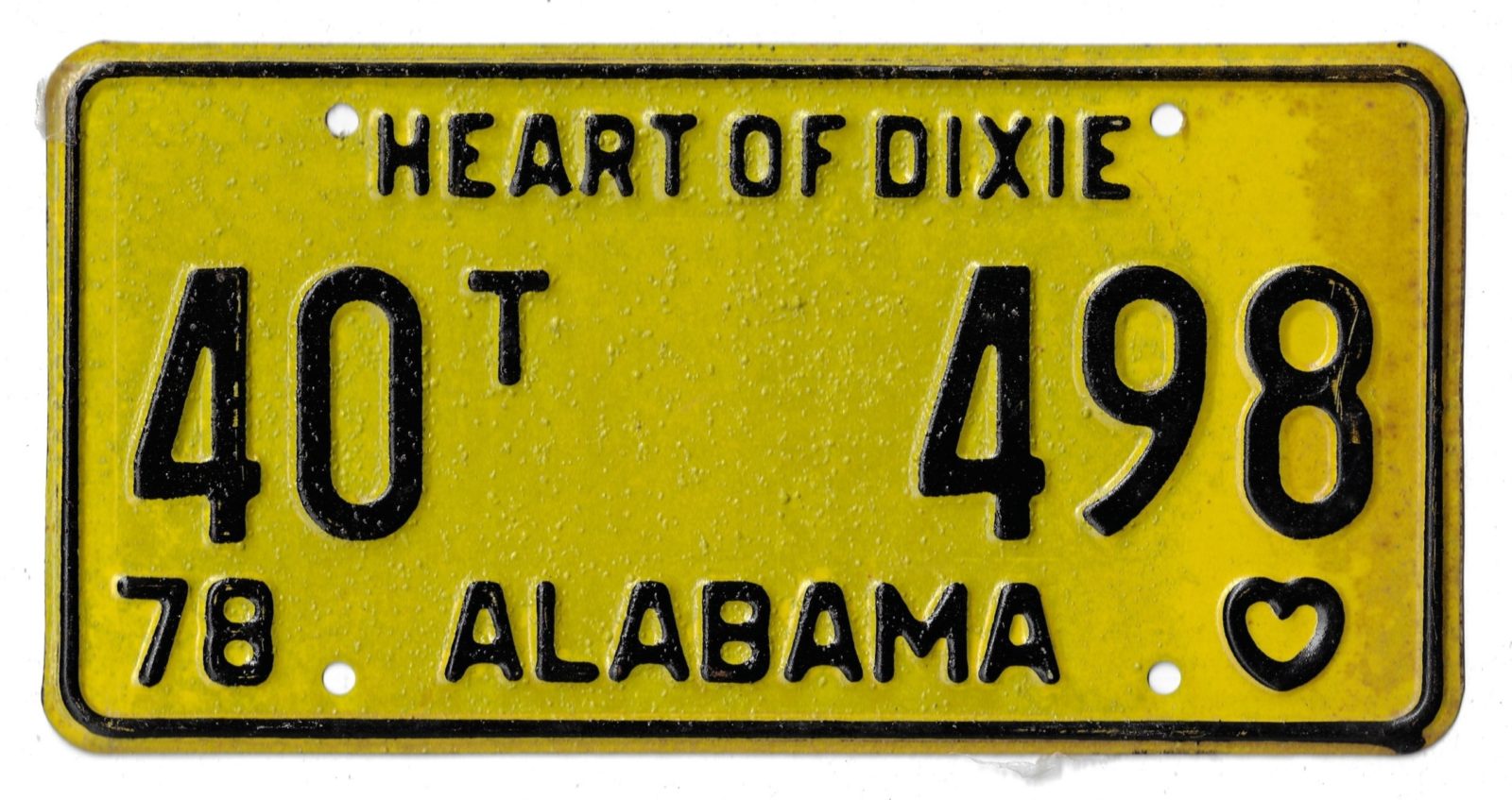1978 ALABAMA 40T498