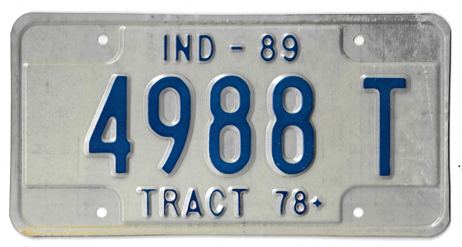 1989 INDIANA 4988T TRACT 78+