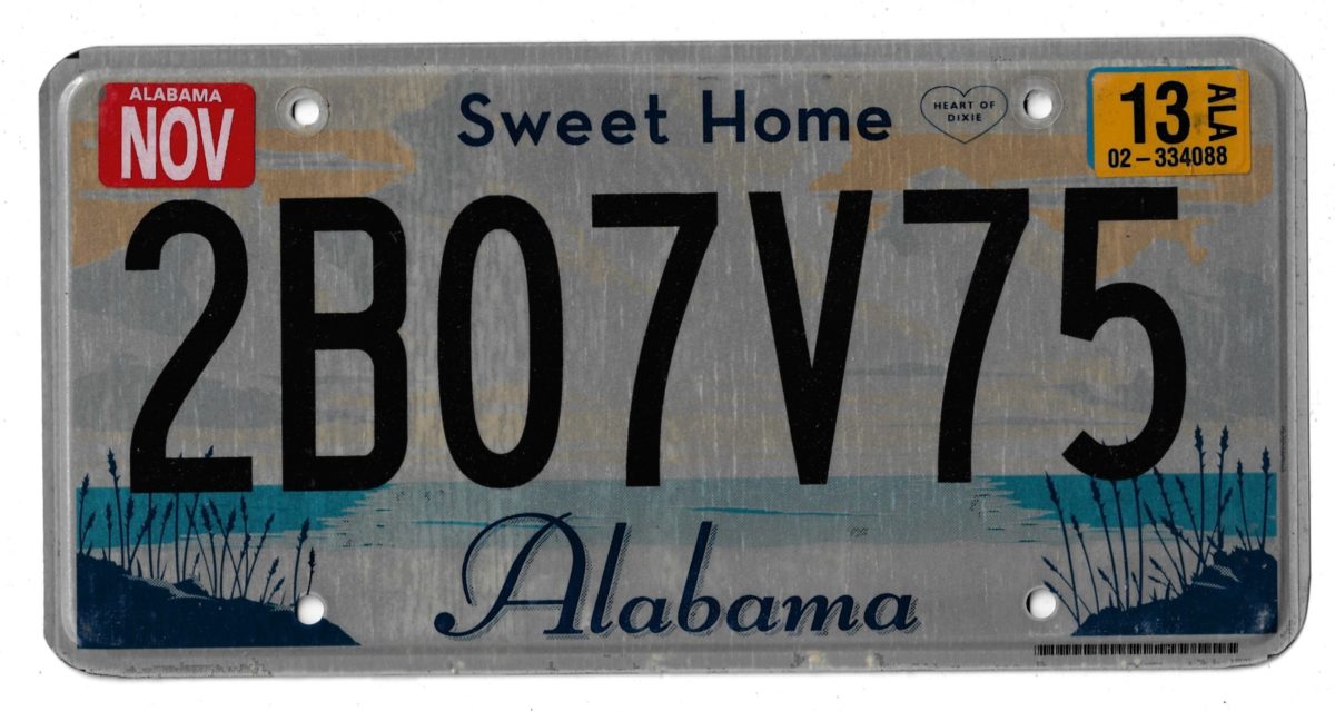 2013 ALABAMA 2B07V75