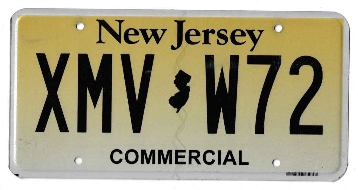 NEW JERSEY XMV W72