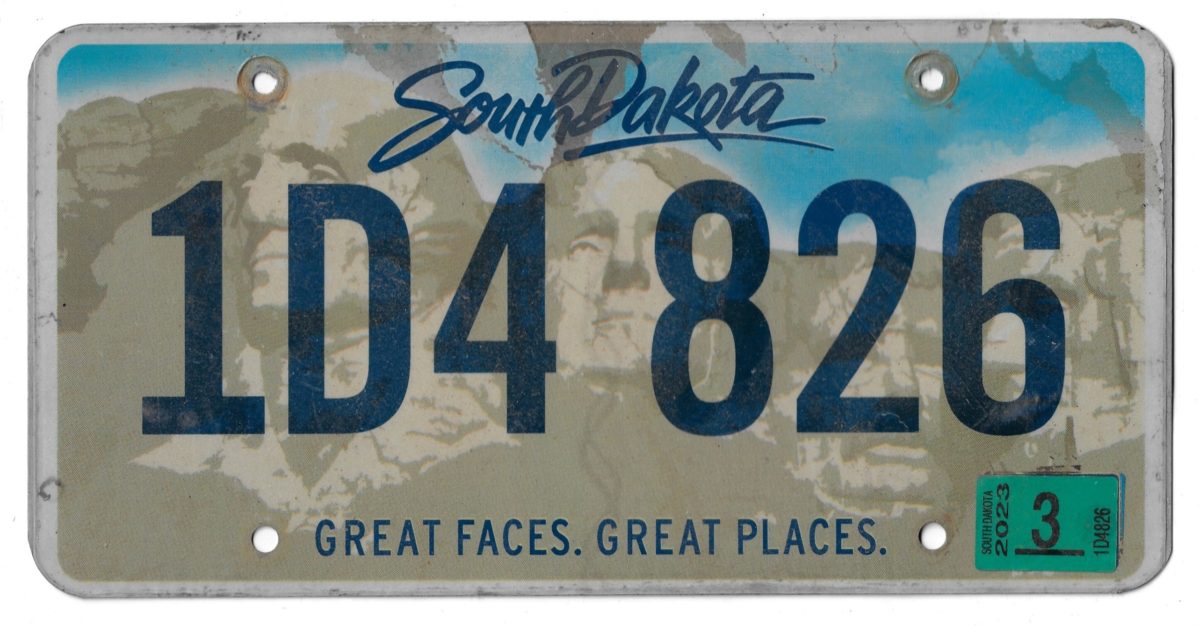SOUTH DAKOTA 1D4 826