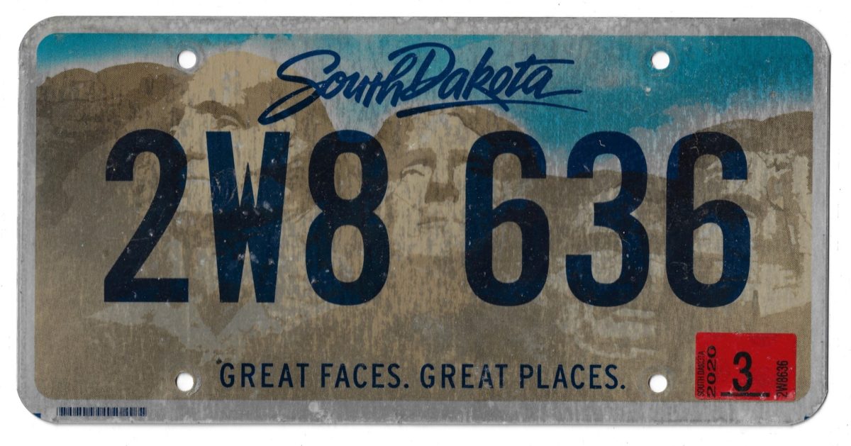 SOUTH DAKOTA 2W8 636