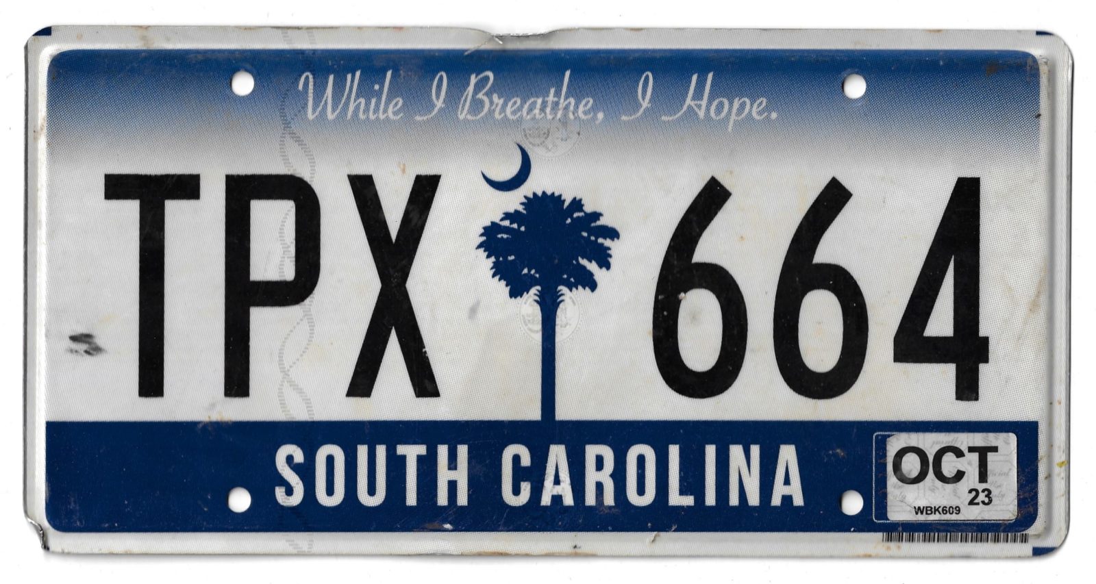 SOUTH CAROLINA TPX664