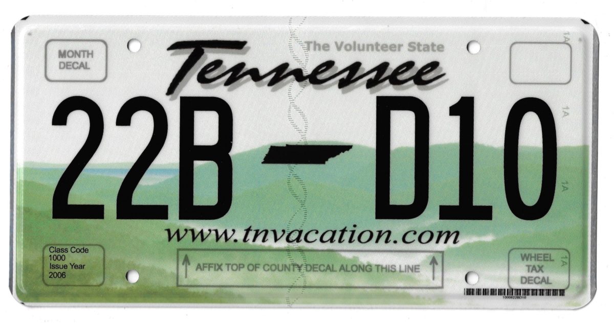 TENNESSEE 22B-D10