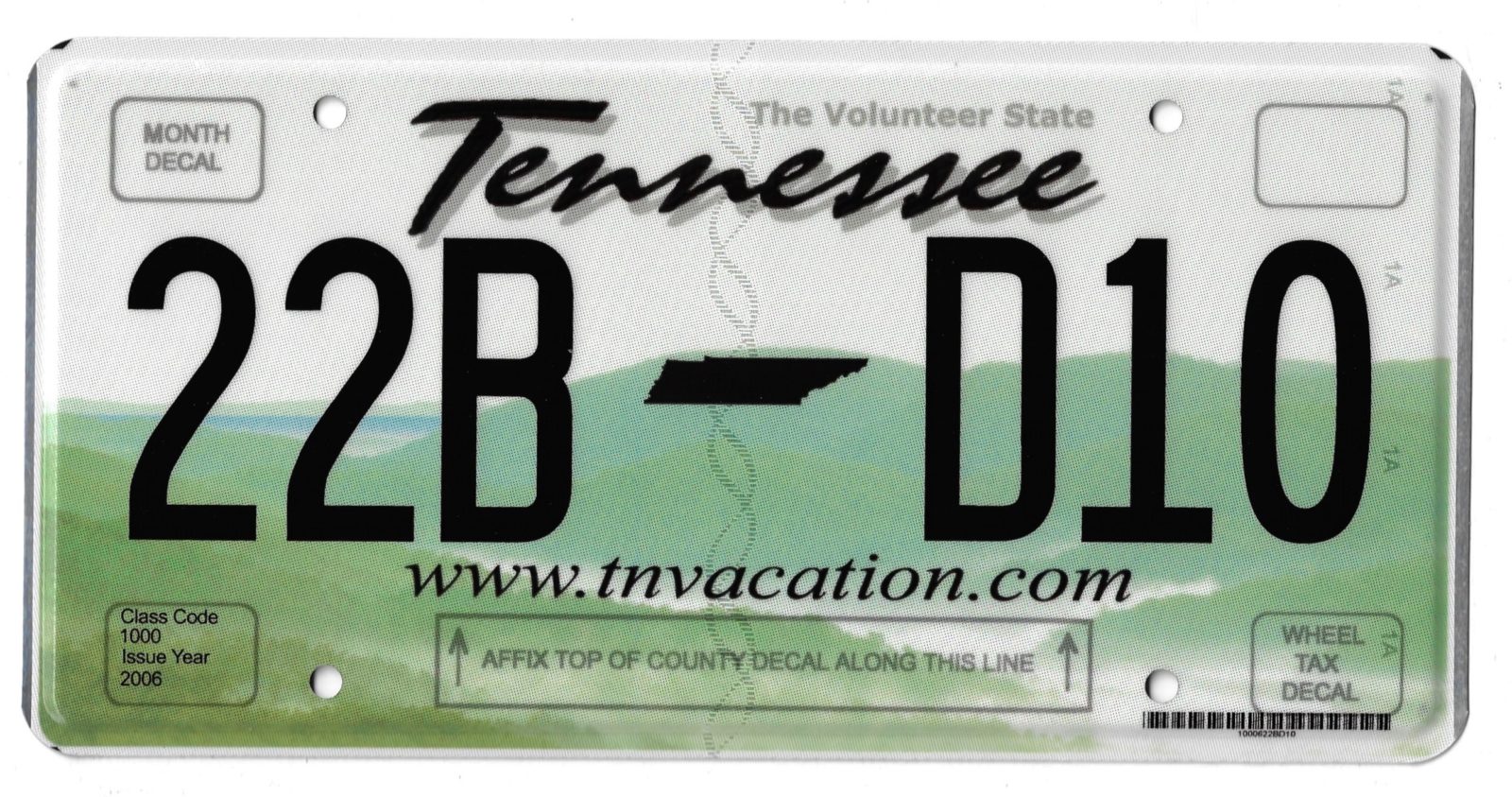 TENNESSEE 22B-D10