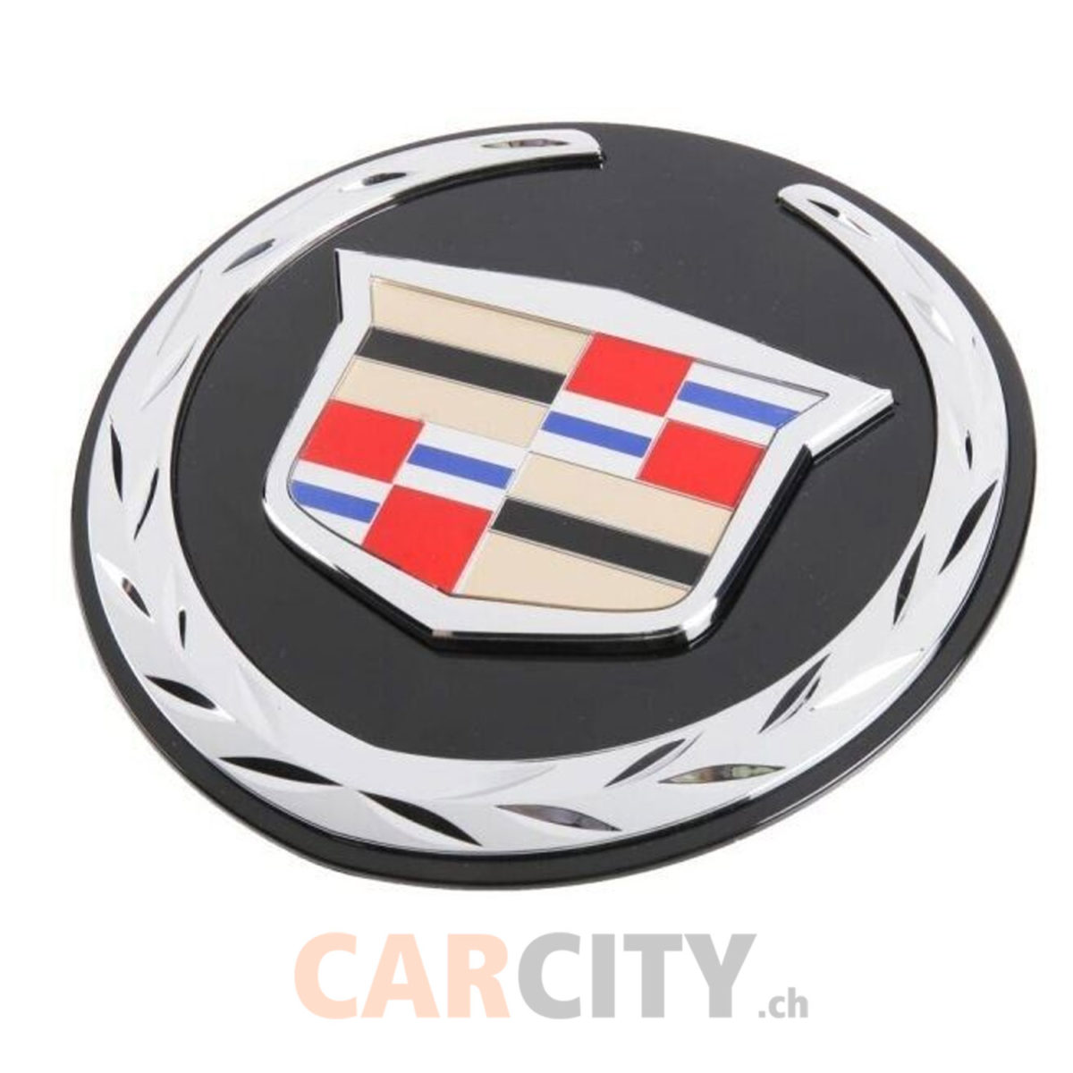 07-14 Cadillac Escalade Liftgate Wreath & Crest Emblem Genuine GM 22984656