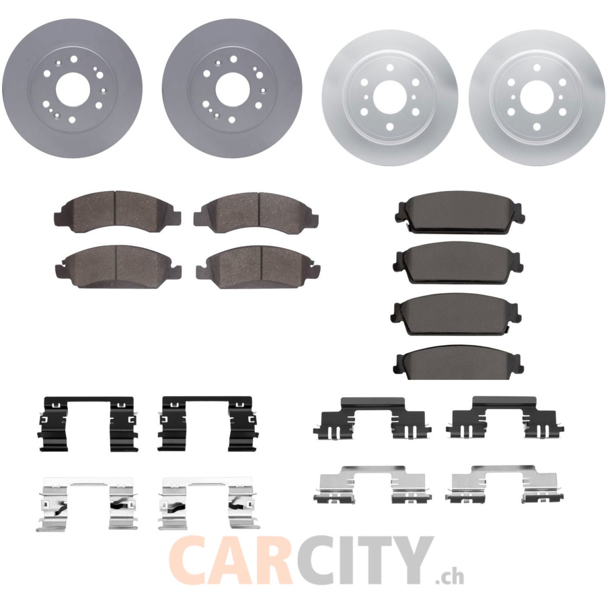 DYNAMIC FRICTION 451448032 Kit Freins Cadillac Escalade
