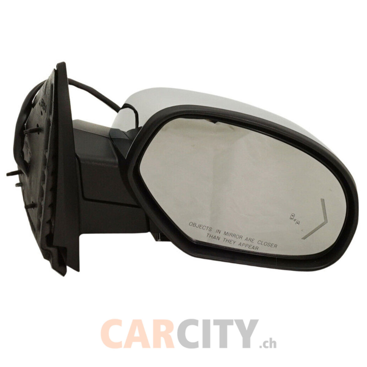 Mirror Chrome Passenger Side Fits 07-14 Cadillac Escalade