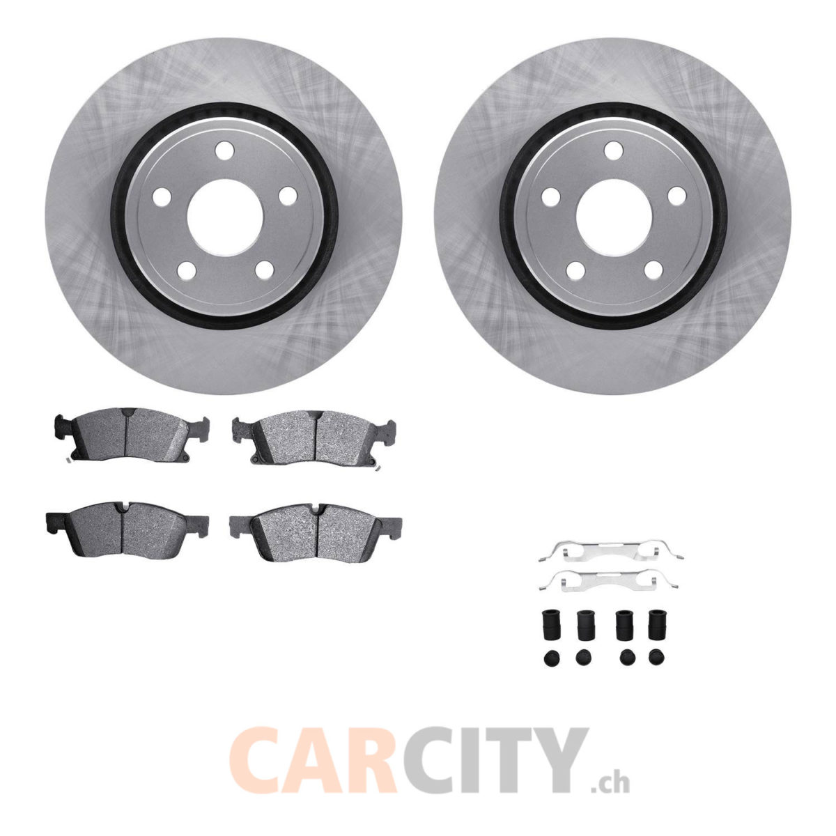 DYNAMIC FRICTION 651242078 Kit de Disques et Plaquettes de Frein