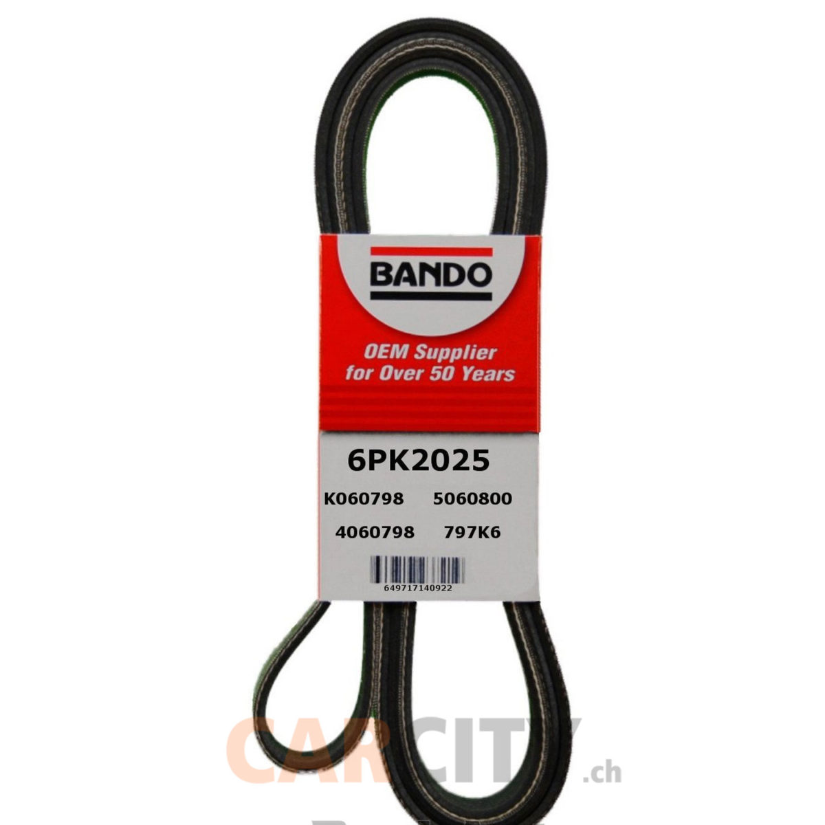 BANDO 6PK2025 Courroie