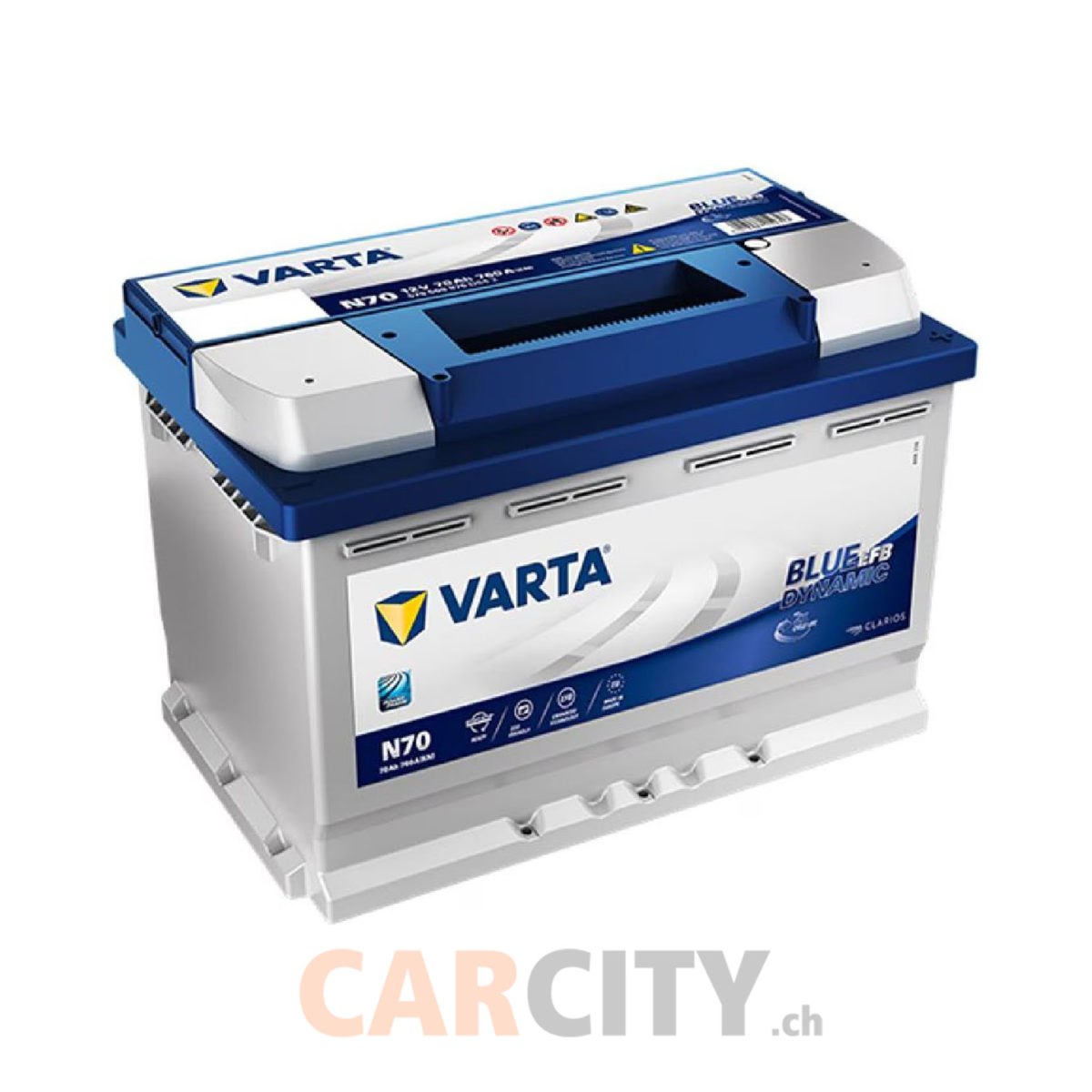 Batterie Varta N70 Blue Dynamic 12V 70Ah 760A