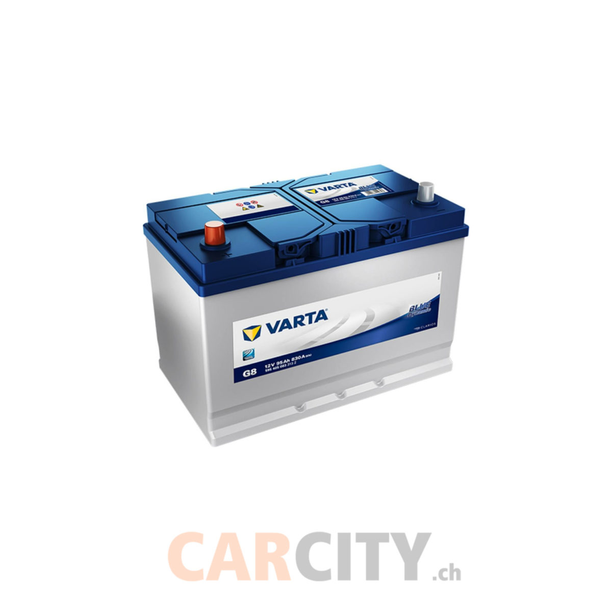 Batterie Varta Bleu dynamique G8 A 12V 95Ah 830A