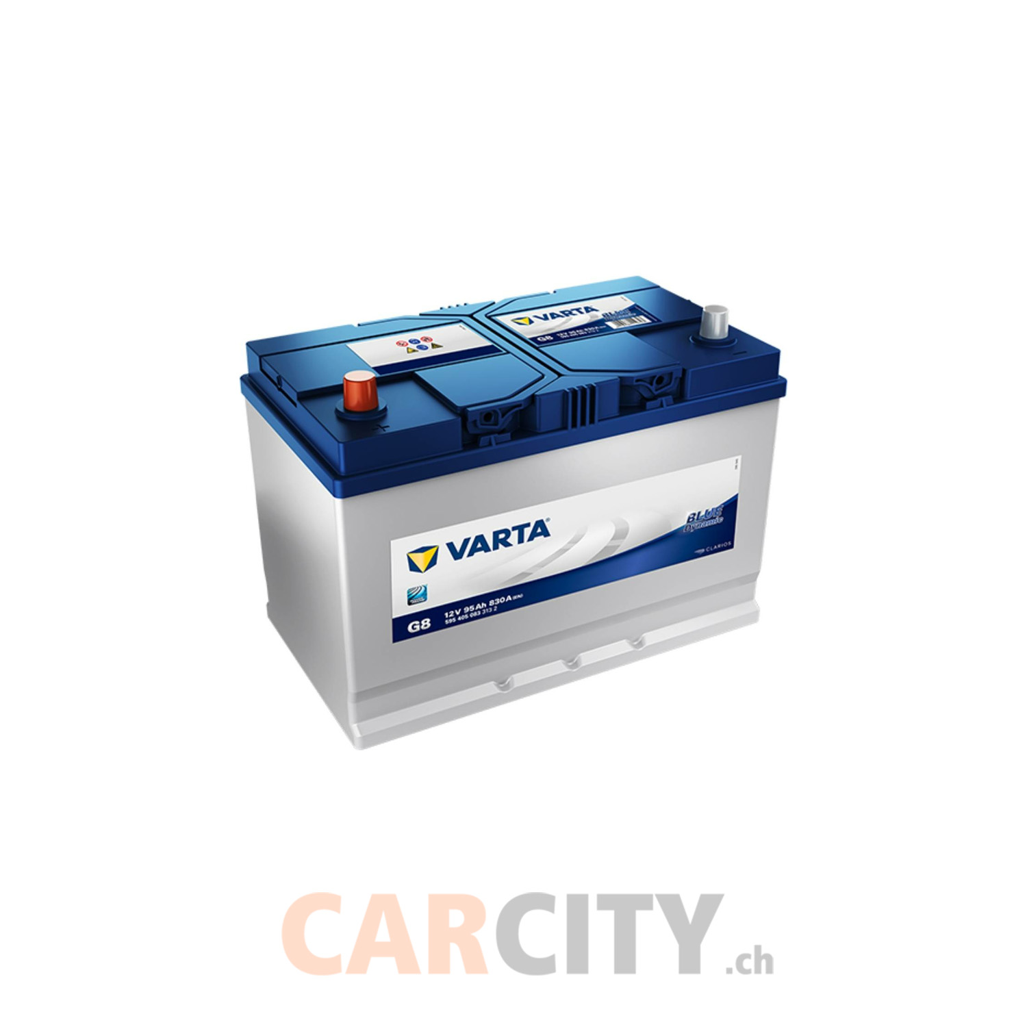 Batterie Varta Bleu dynamique G8 A 12V 95Ah 830A