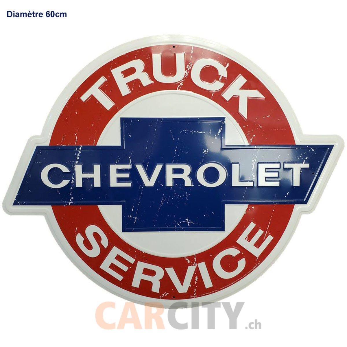 Enseigne Chevy Truck Service 60cm