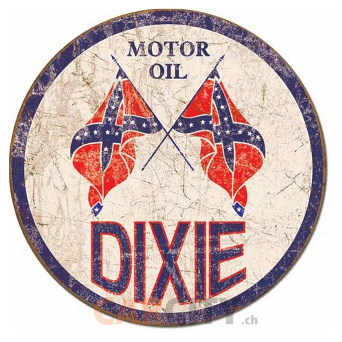 Enseigne DIXIE Motor Oil 30cm