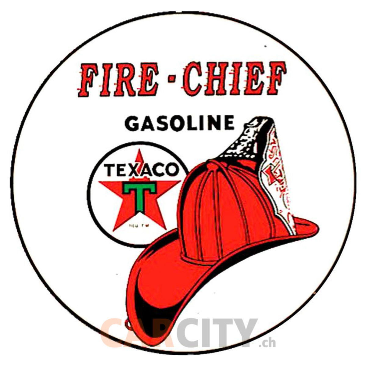 Enseigne Texaco Fire Chief 30cm
