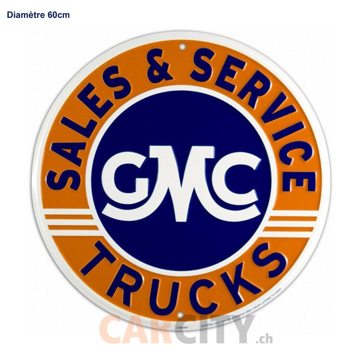 Enseigne GMC Trucks 60cm